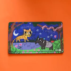 Encastre Yaguarete Madera 12 p