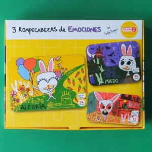 3 Romp. 24-16-12 piezas Emociones