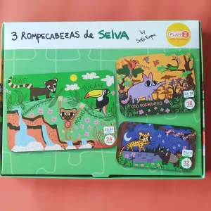 3 Romp. 24-16-12 piezas Selva