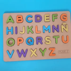 Encastre Abecedario Madera