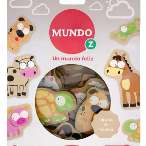 Figuras Madera Anim. Granja