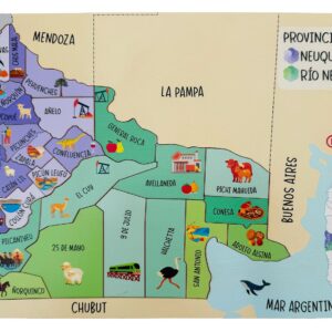 Encastre Neuquén y Rio Negro M23 piezas + 6 años
